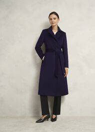 Livia Wool Coat, Midnight Purple, hi-res