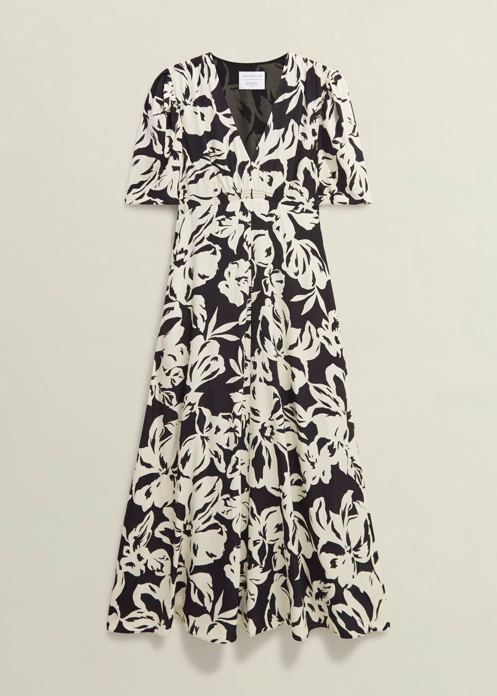 Chiltern Dress, Black Cream, hi-res