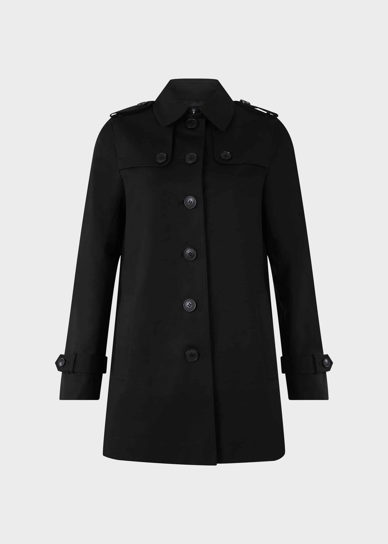 Chrissie Water Resistant Mac, Navy, hi-res