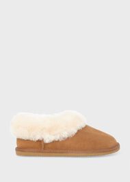 Zora Shearling Slipper, Tan, hi-res