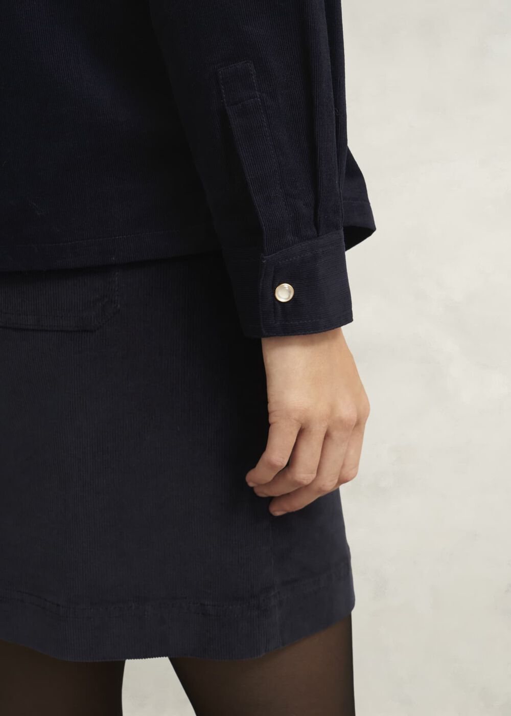Adina Shirt, Navy, hi-res