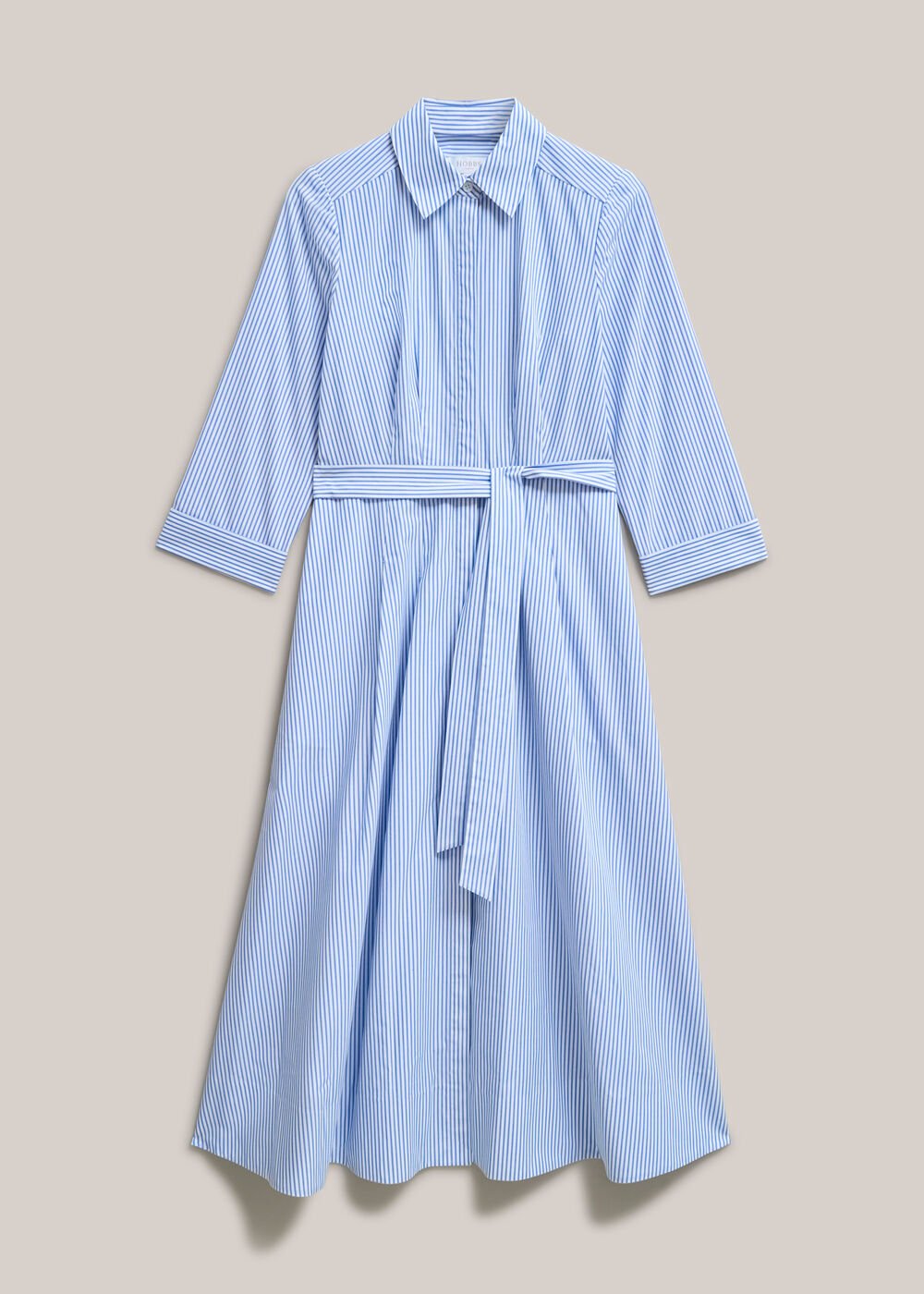 Jane Shirt Stripe Dress, Blue Ivory, hi-res