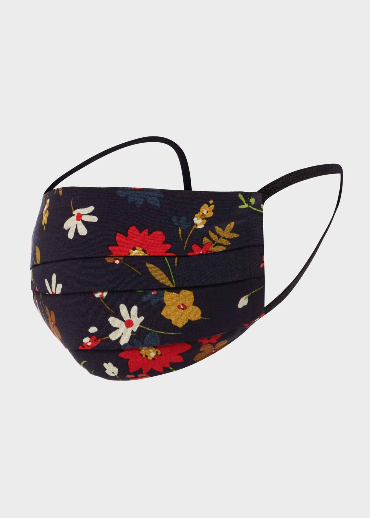 Face Masks Non-Medical, Nvy Mlt Blk Ivy, hi-res