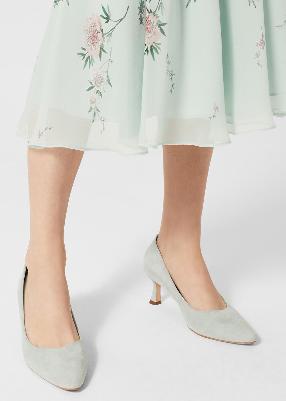 Esther Court Shoes, Sage Green, hi-res