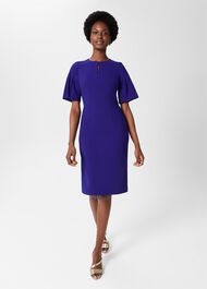 Izara Shift Dress, Ultramarine, hi-res