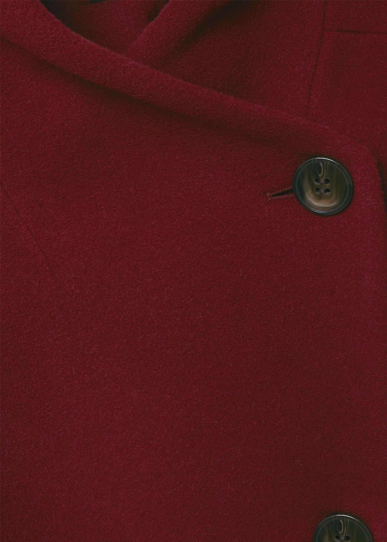 Petite Asher Coat, Vermillion Red, hi-res