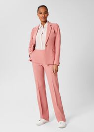 Eva Silk Shirt, Oyster Pink, hi-res