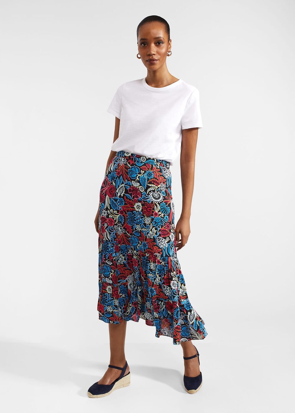 Adaline Cotton Slub T-Shirt, White, hi-res