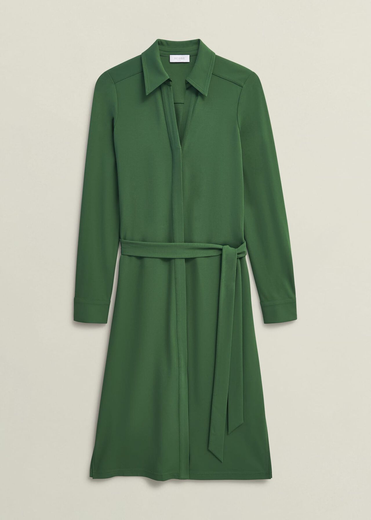 Julia Ponte Dress, Green, hi-res