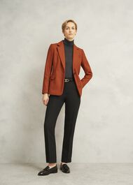 Jess Wool Jacket, Orange, hi-res
