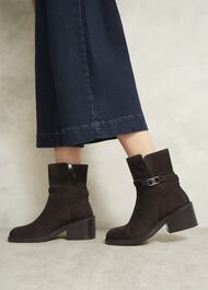 Sydney Ankle Boots, Chocolate Brown, hi-res