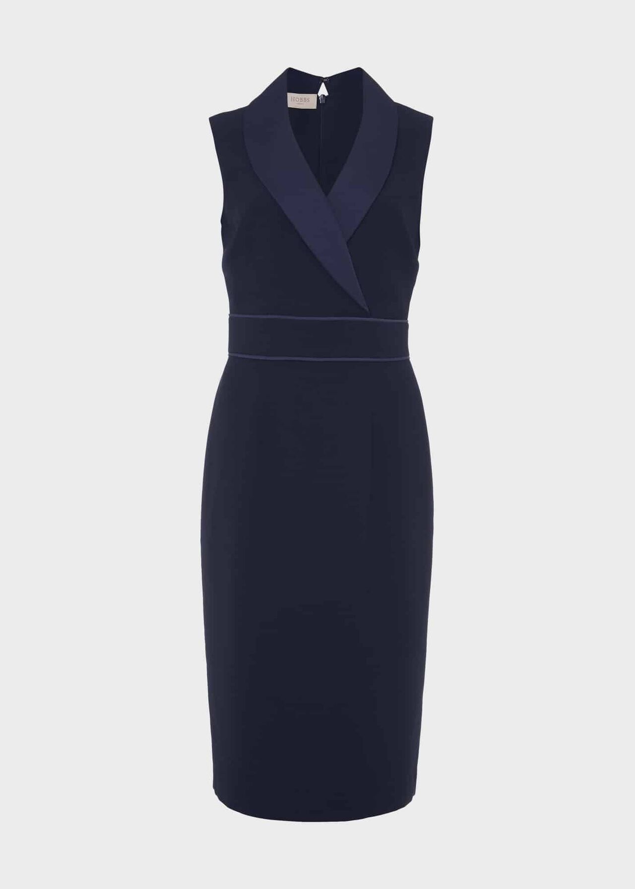 Kara Tux Shift Dress, Midnight Navy, hi-res