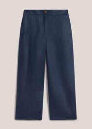 Lillie Wide Leg Trousers, Navy, hi-res