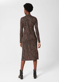 Hatty Jersey Dress, Black Multi, hi-res