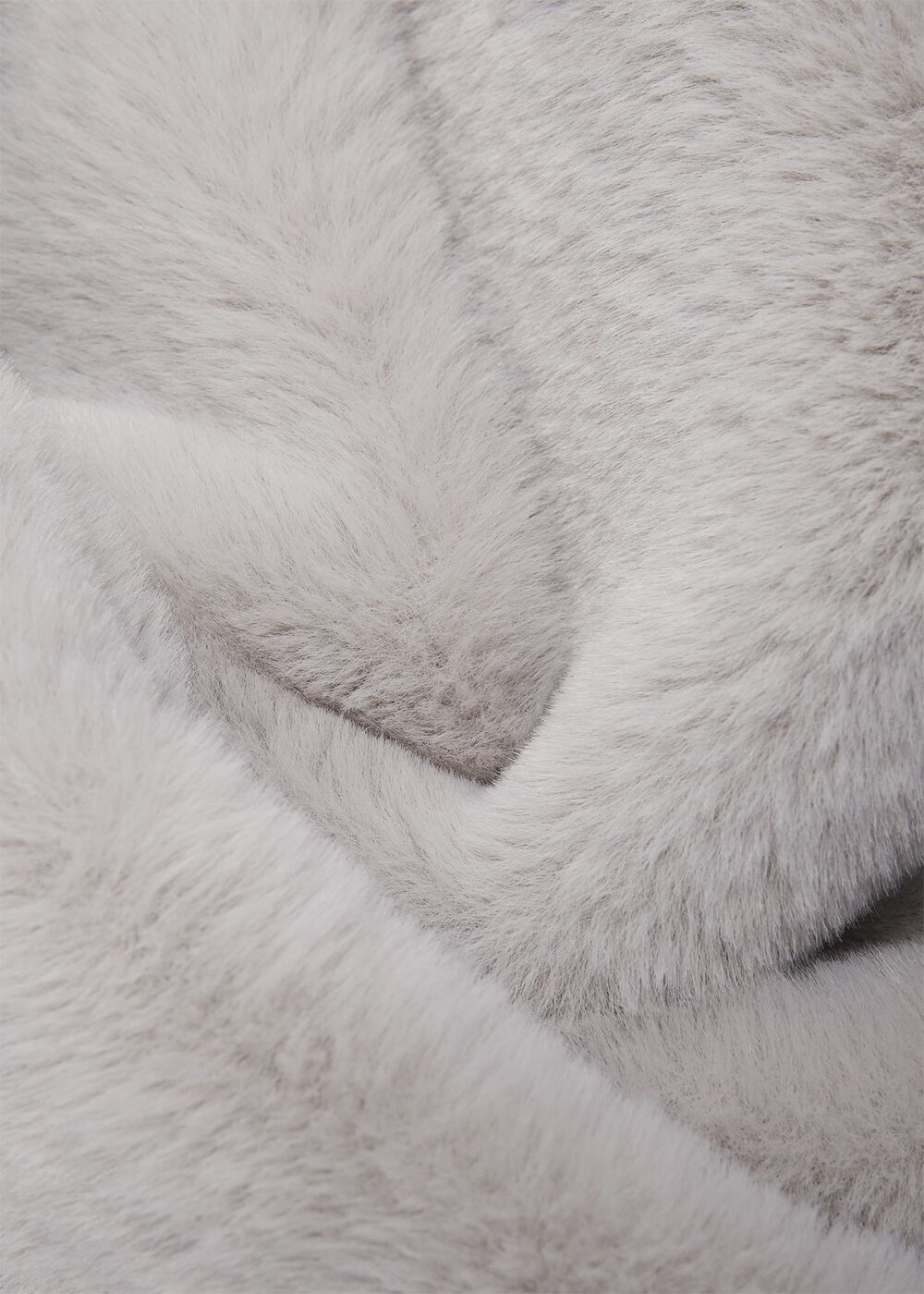 Bethany Faux Fur Coat , Silver Grey, hi-res
