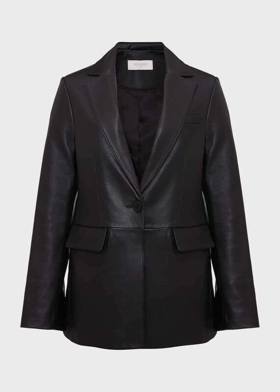 Merissa Leather Blazer
