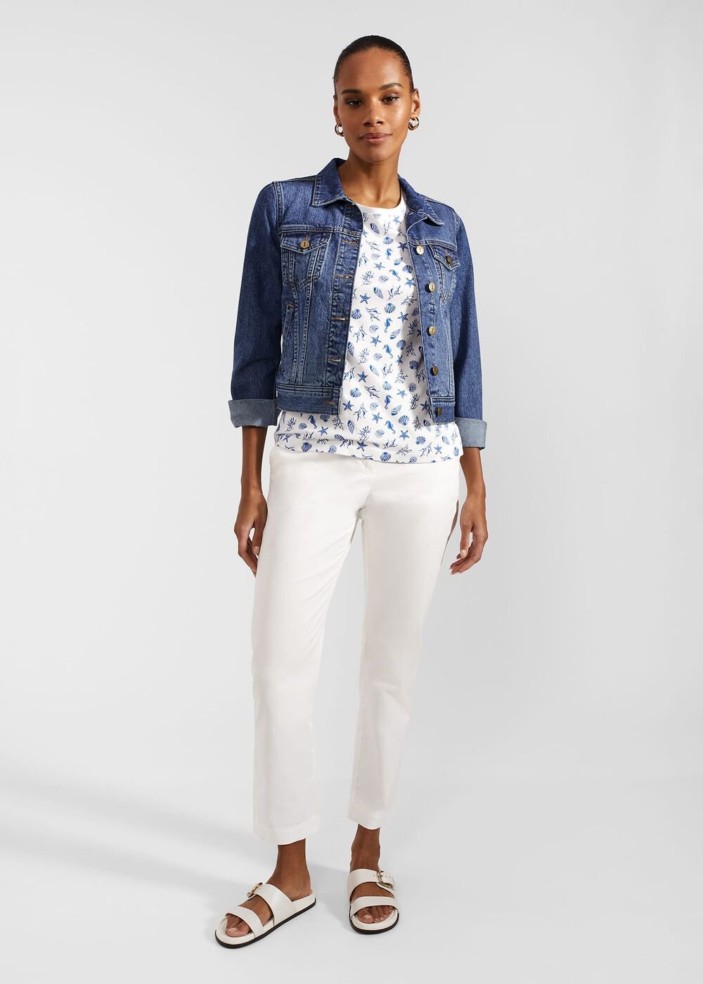 Pixie Printed T-Shirt, Ivory Blue, hi-res