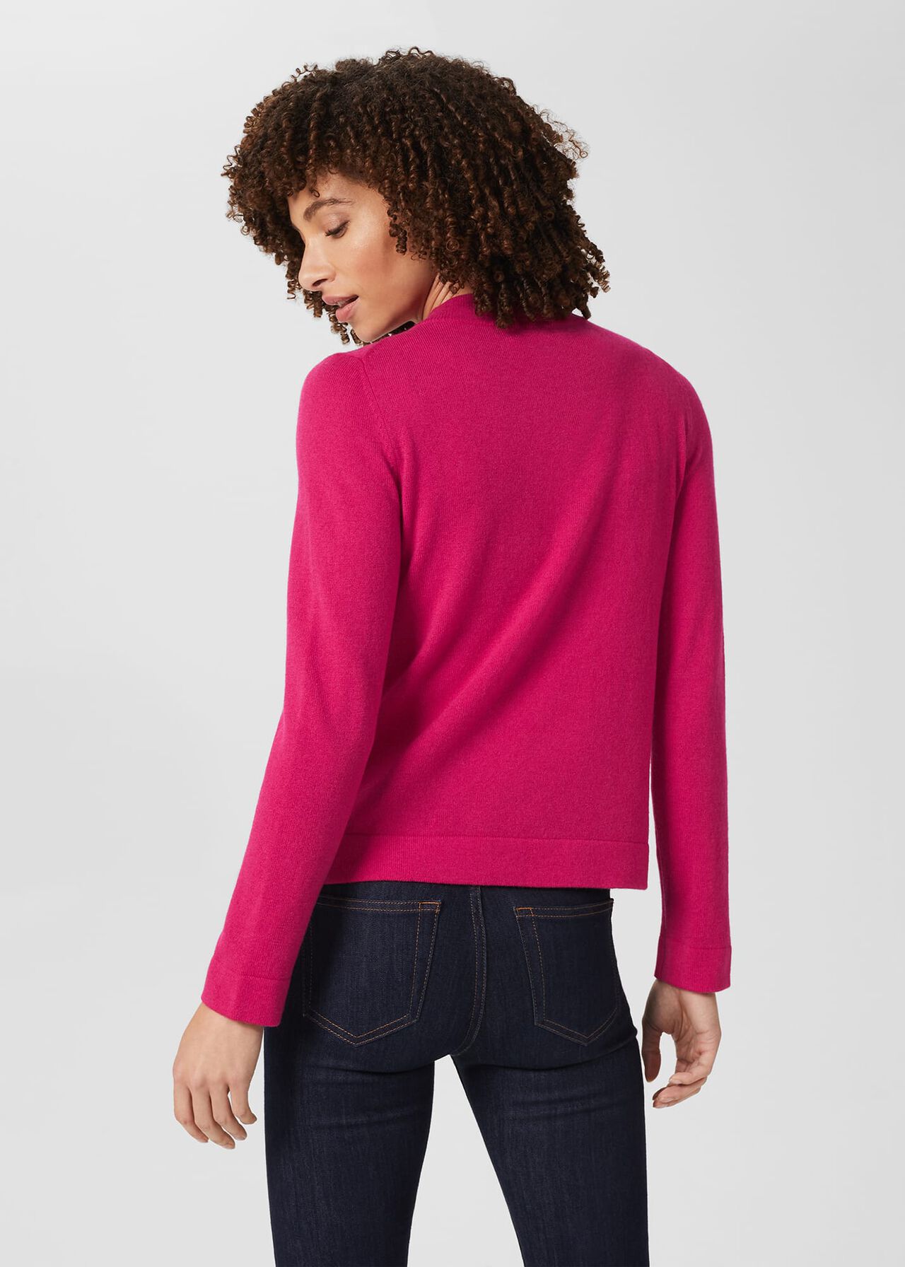 Talia Wool Cashmere Sweater, Granita Pink, hi-res