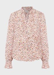 Aisha Blouse, Chalk Multi, hi-res