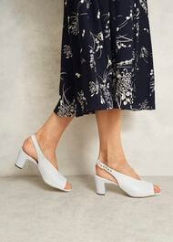 Kali Leather Sandal, Ivory, hi-res
