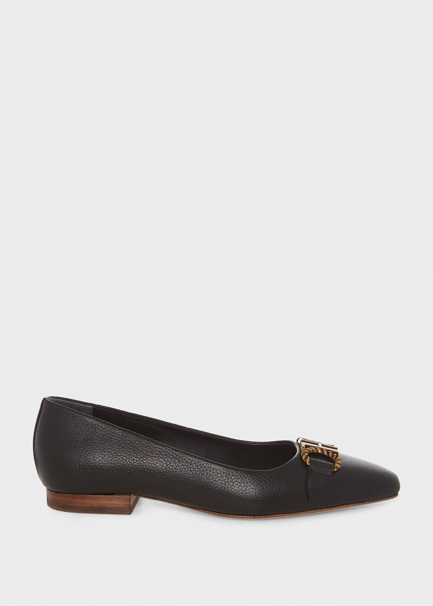 Hobbs black loafers top