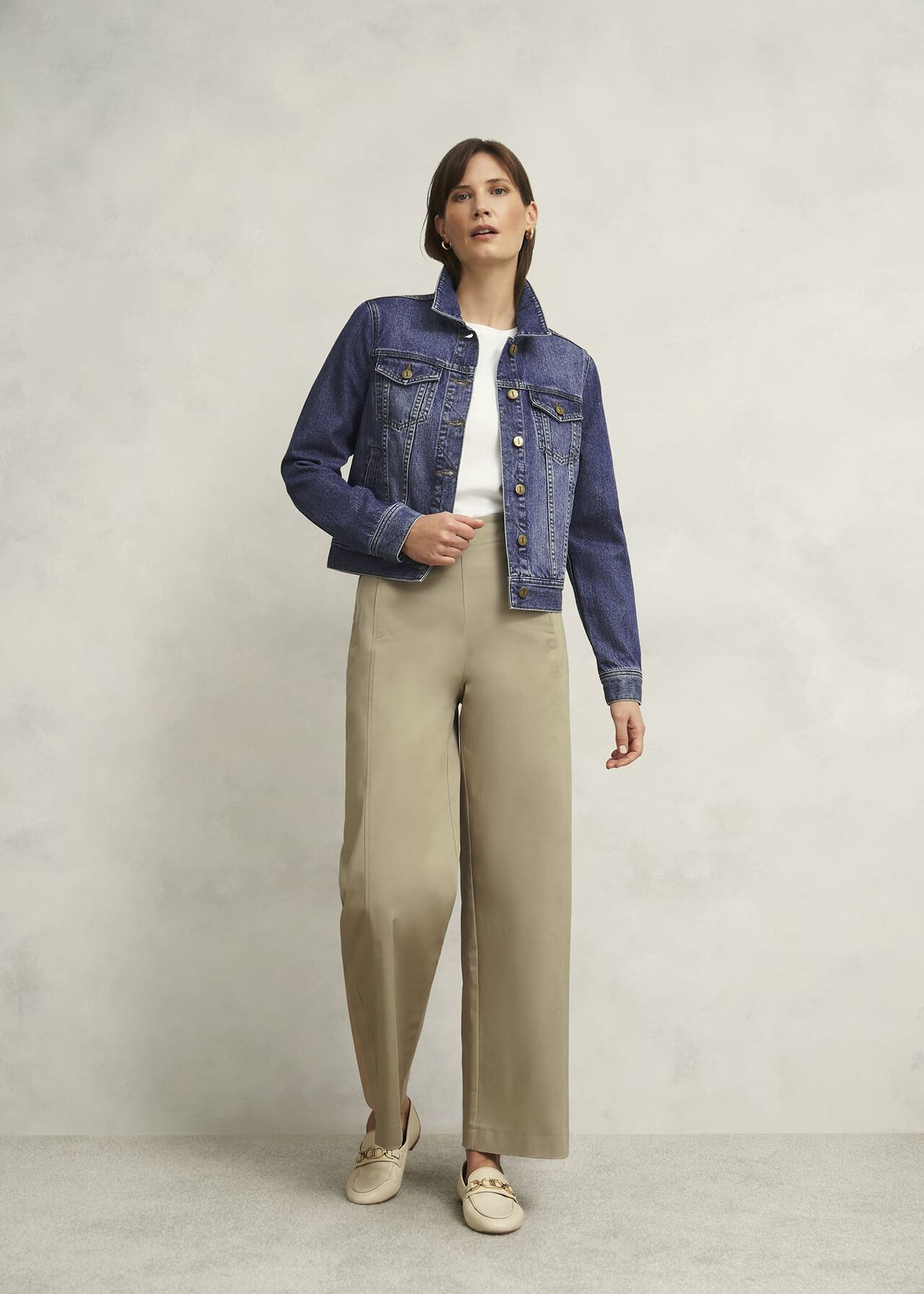 Kimmi Crop Trousers, Neutral, hi-res