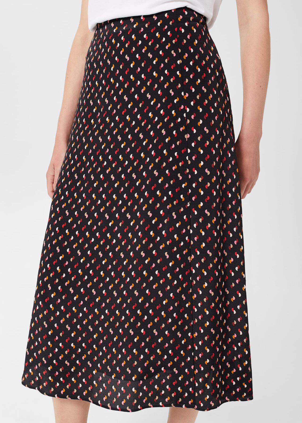 Annette Midi Skirt , Black Multi, hi-res