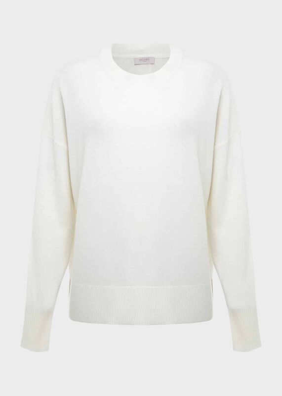 Lydia Button Sweater With Cashmere