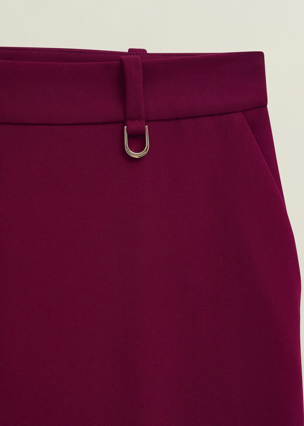 Mabel Straight Trousers, Beryl Red, hi-res