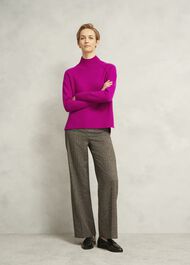 Lorraine Sweater, Magenta Pink, hi-res