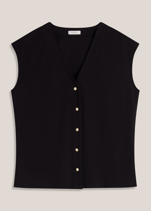 Hayley Button Front Top