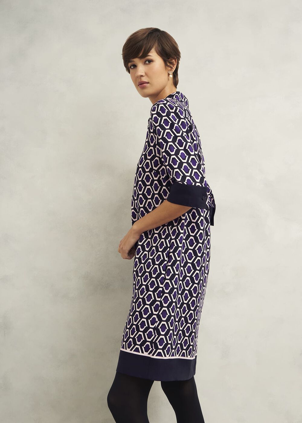 Marciella Tunic Dress, Purple Multi, hi-res
