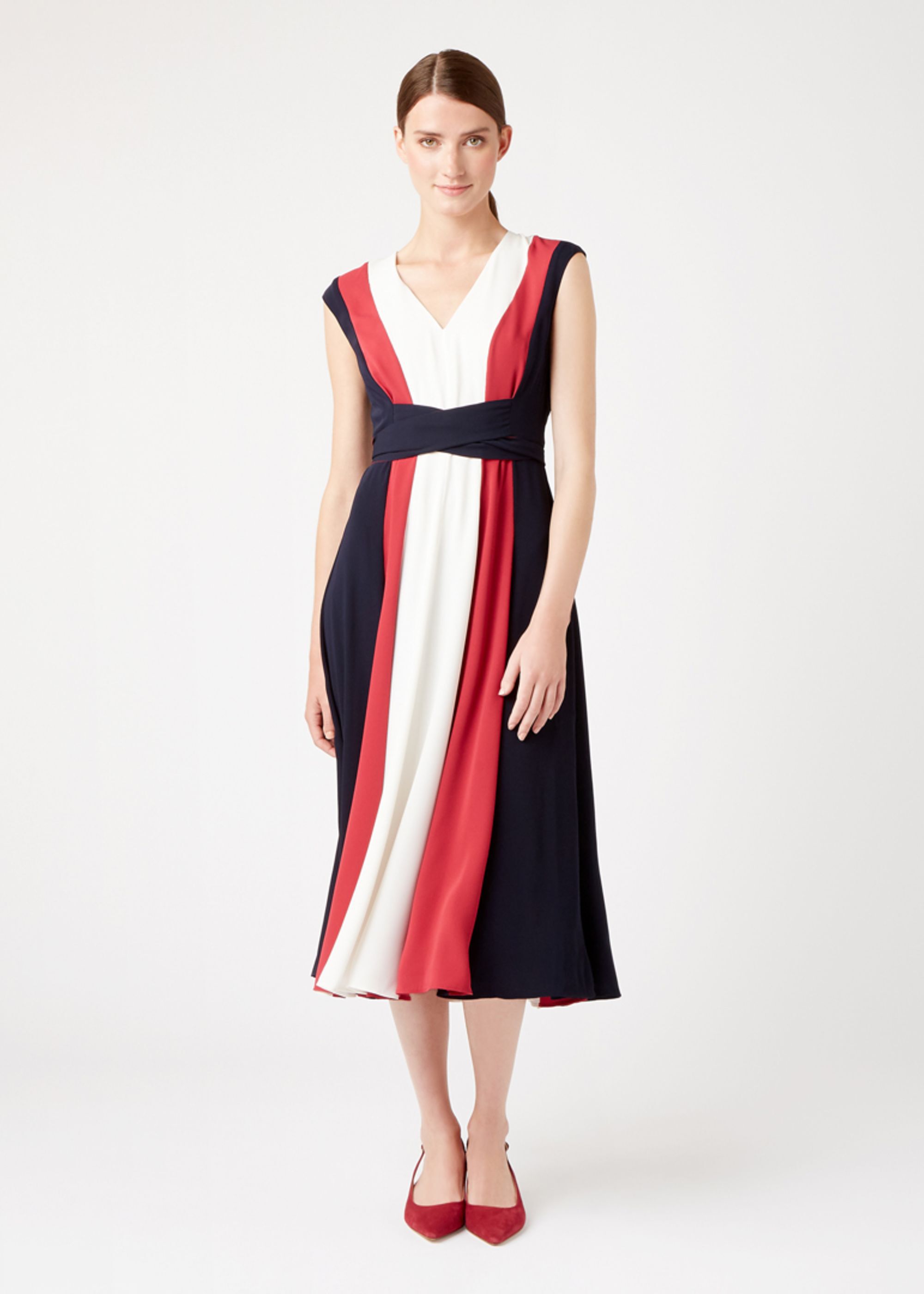 hobbs colour block dress
