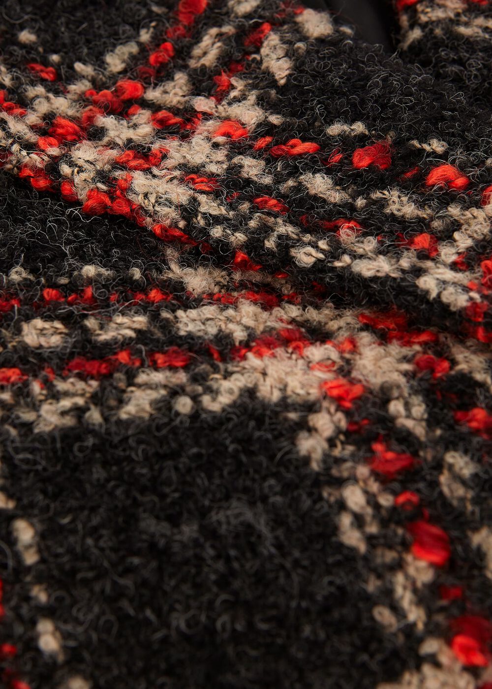 Carmina Check Coat With Wool, Grey Multi, hi-res