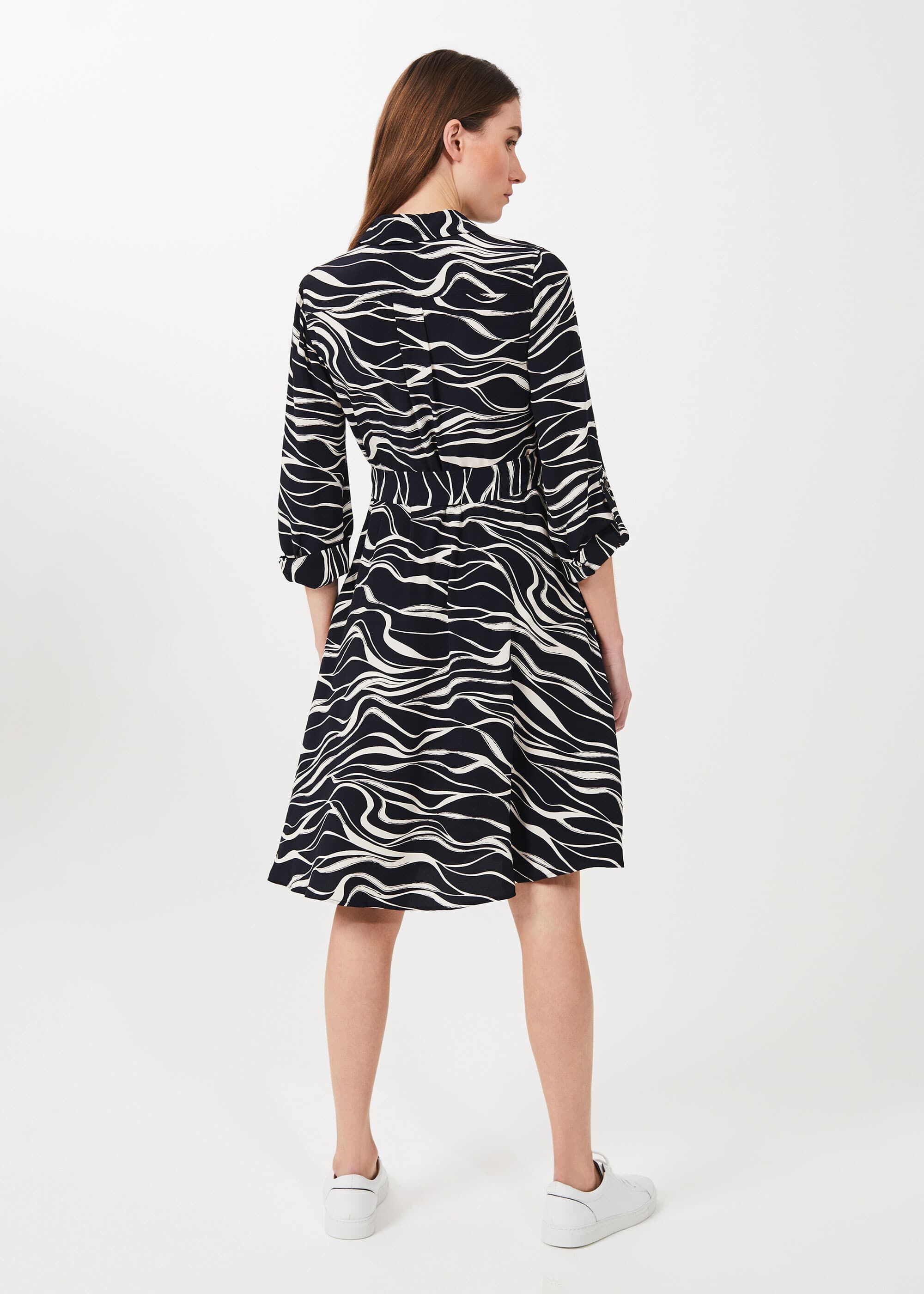 Hobbs black shirt dress 2025
