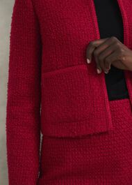 Rosa Jacket With Wool, Rowan Red, hi-res