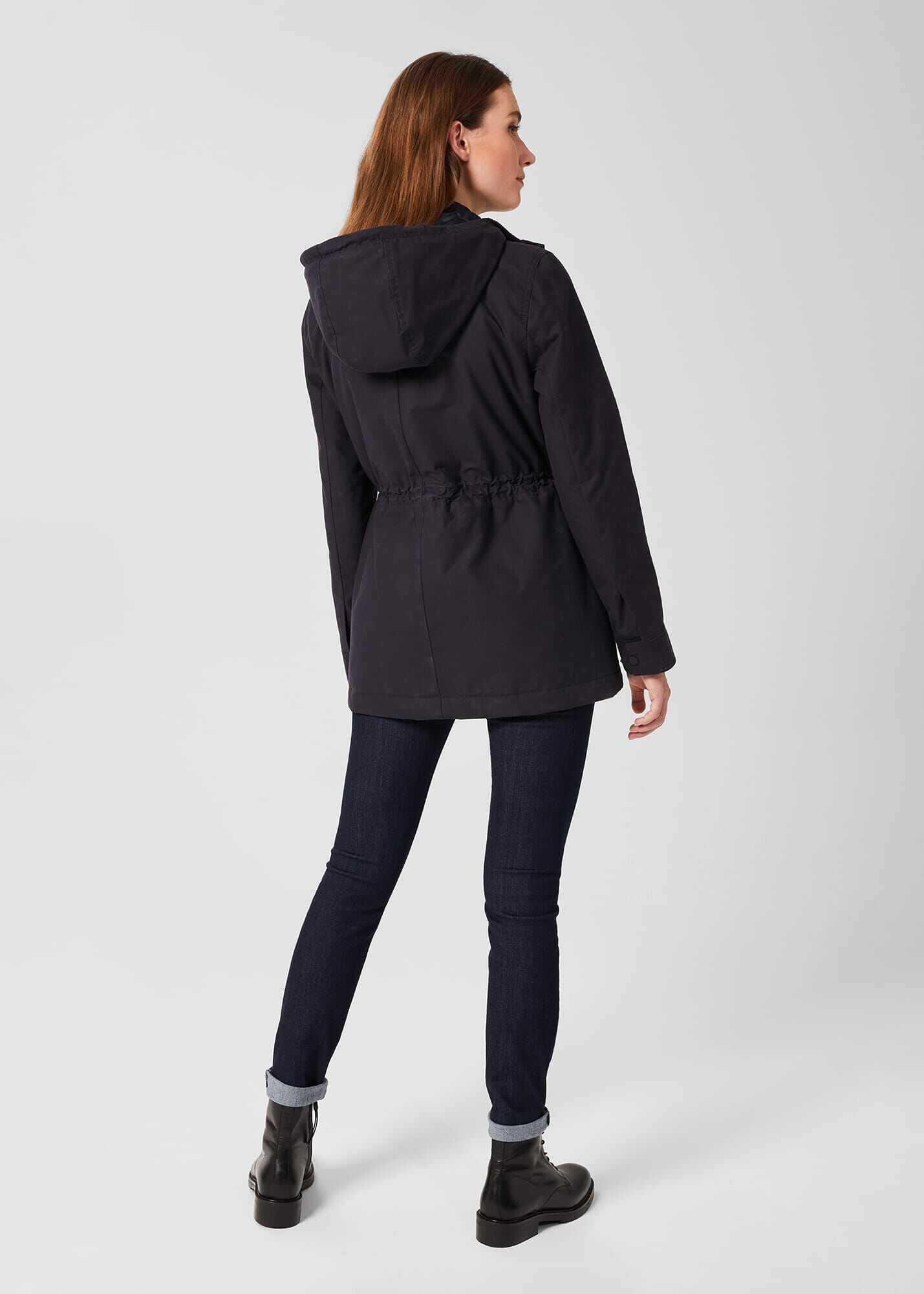 Dannie Waxed Cotton Coat