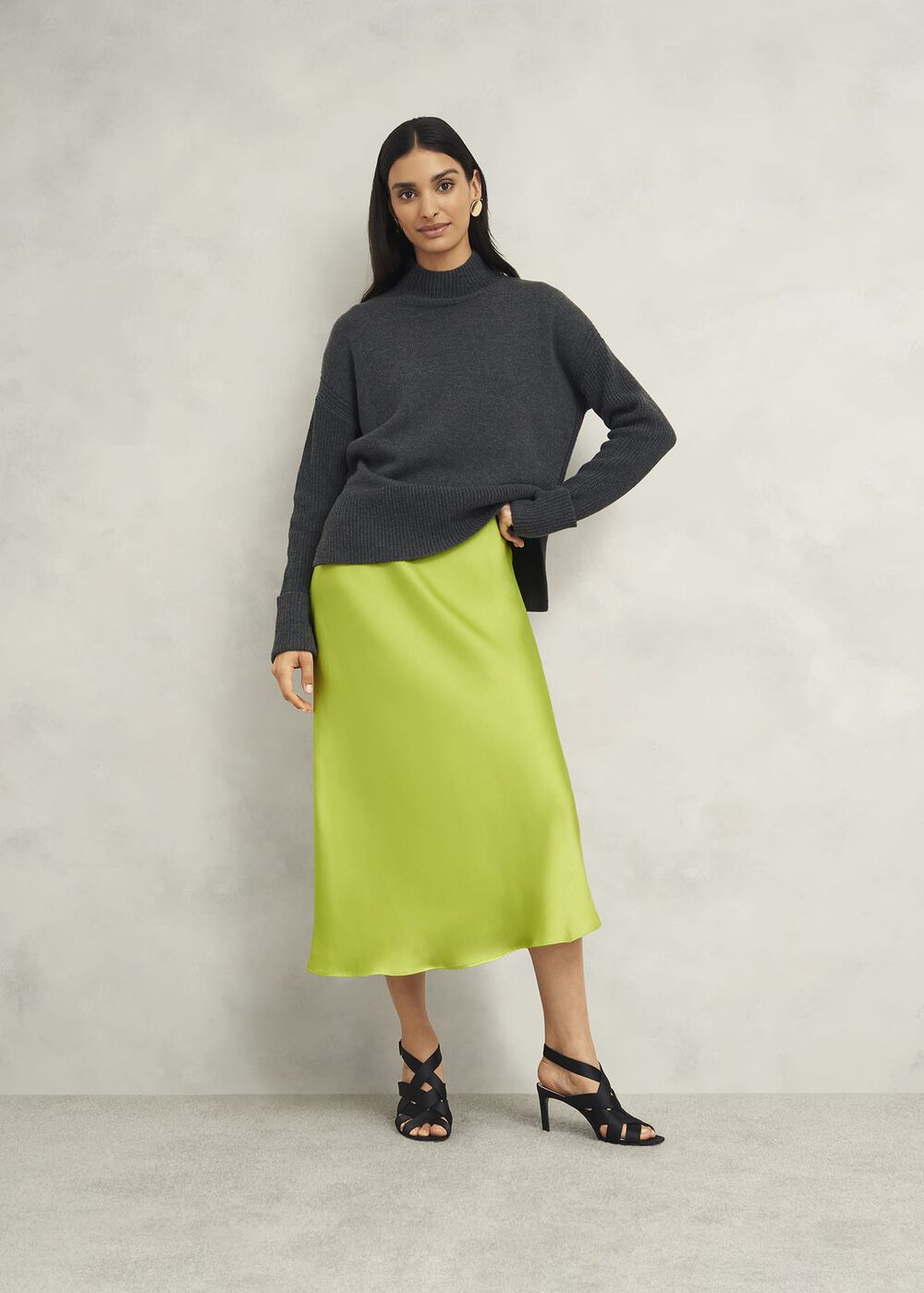 Tremeer Dress, Lime Green, hi-res