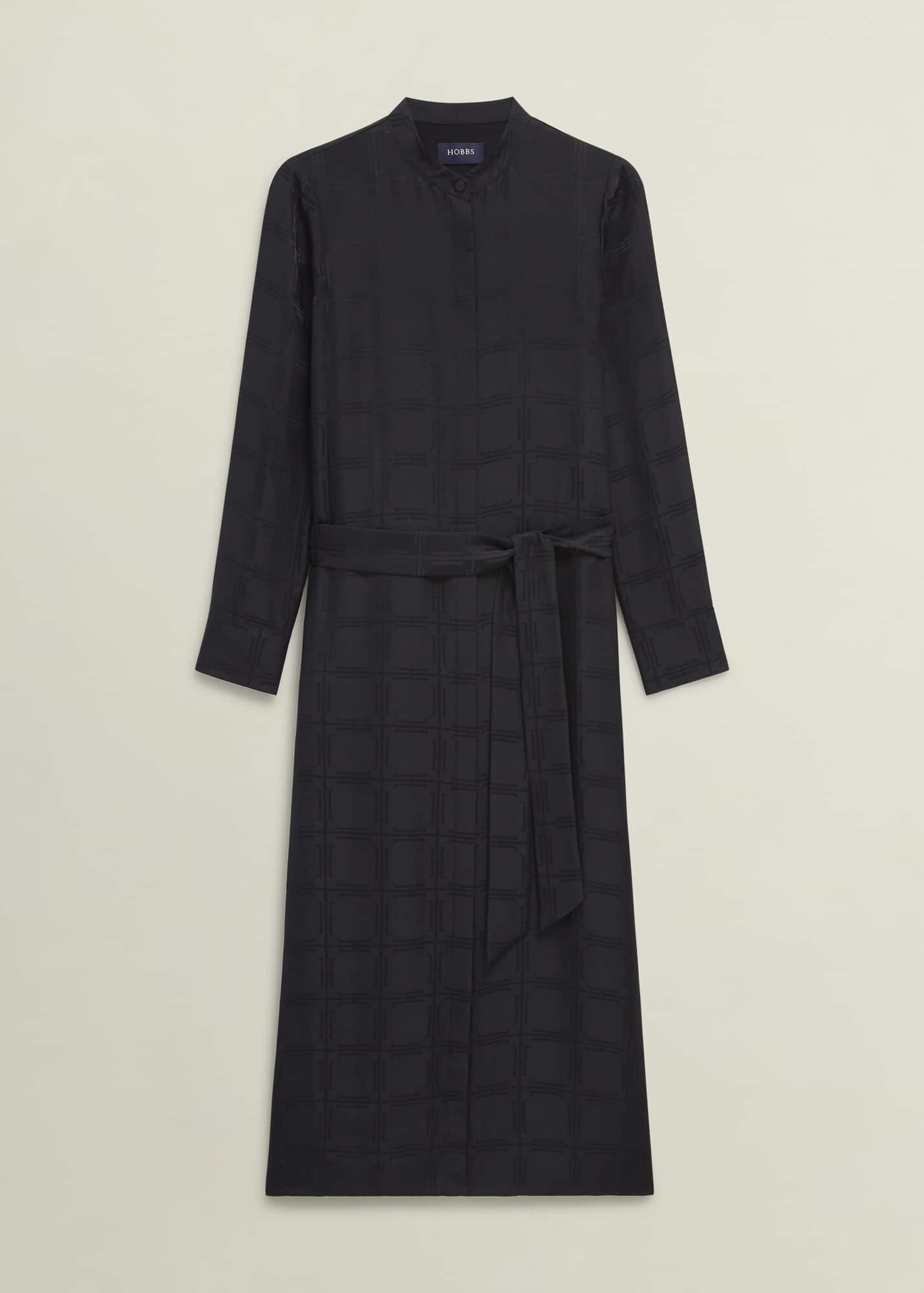 【海外限定】Hobbsワンピース☆Sloane Jacquard Silk Dress, Bla Sloane Silk Dress | Hobbs US |