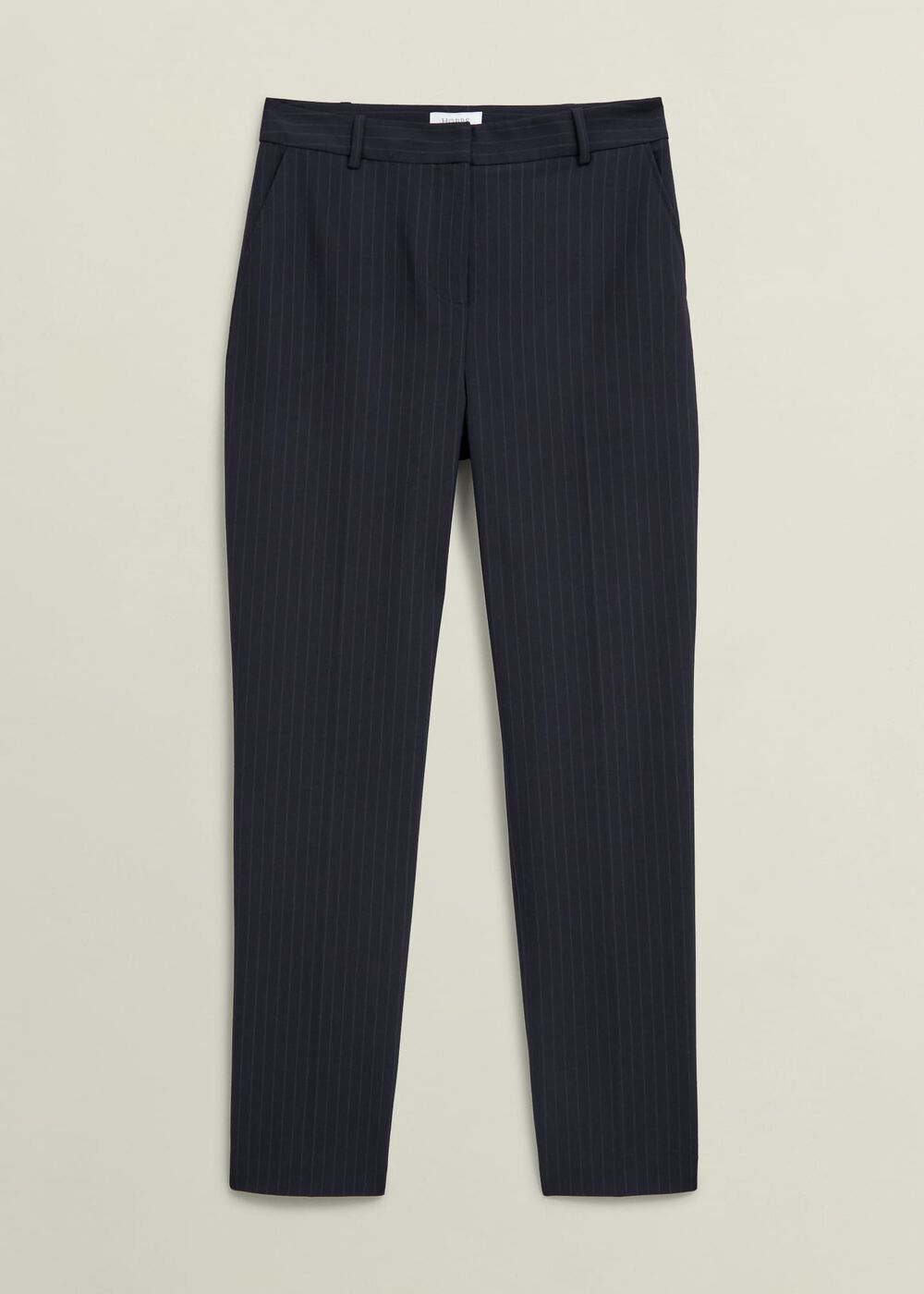 Salisbury Trousers With Wool, Navy Ivory, hi-res