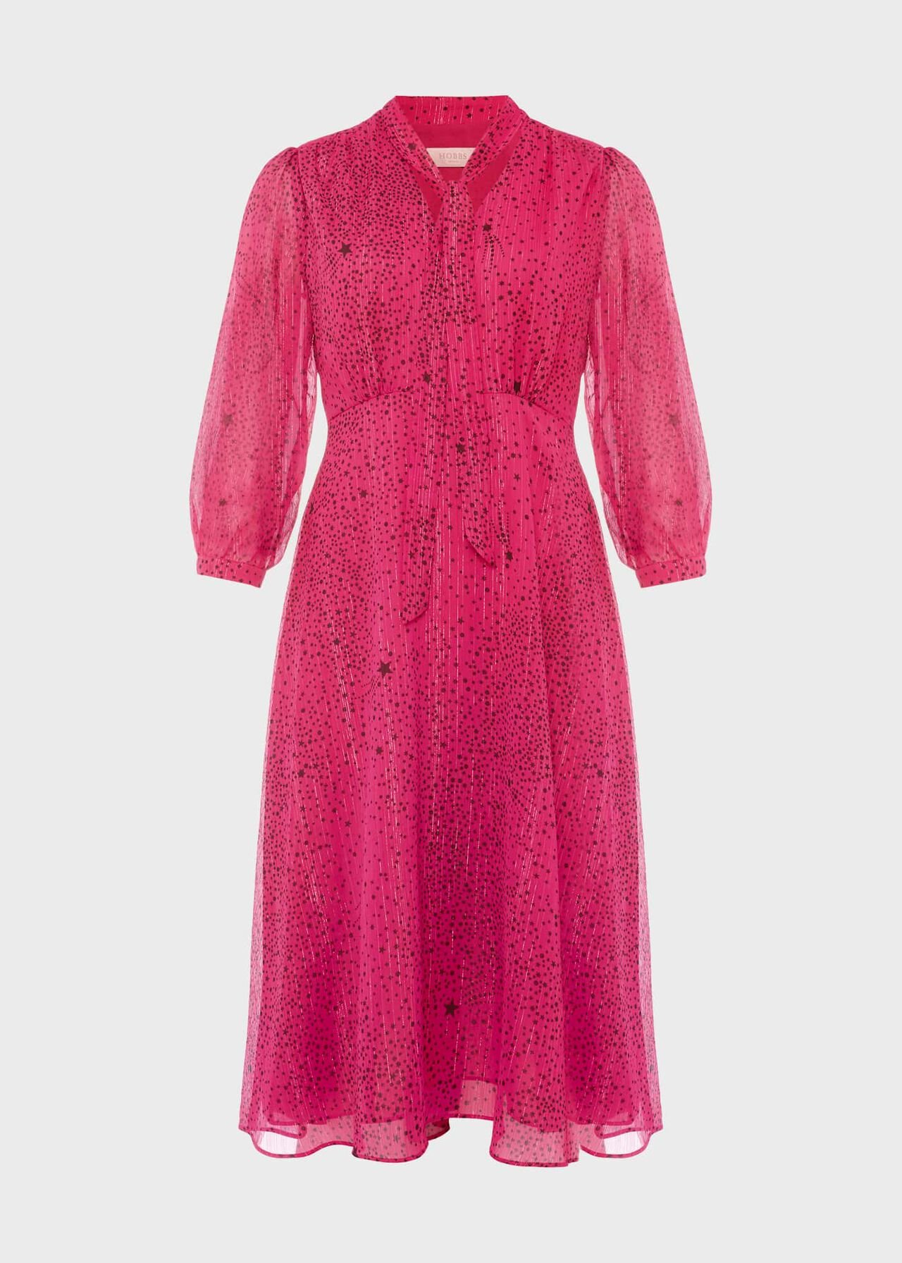 Maxine Dress, Pink Black, hi-res