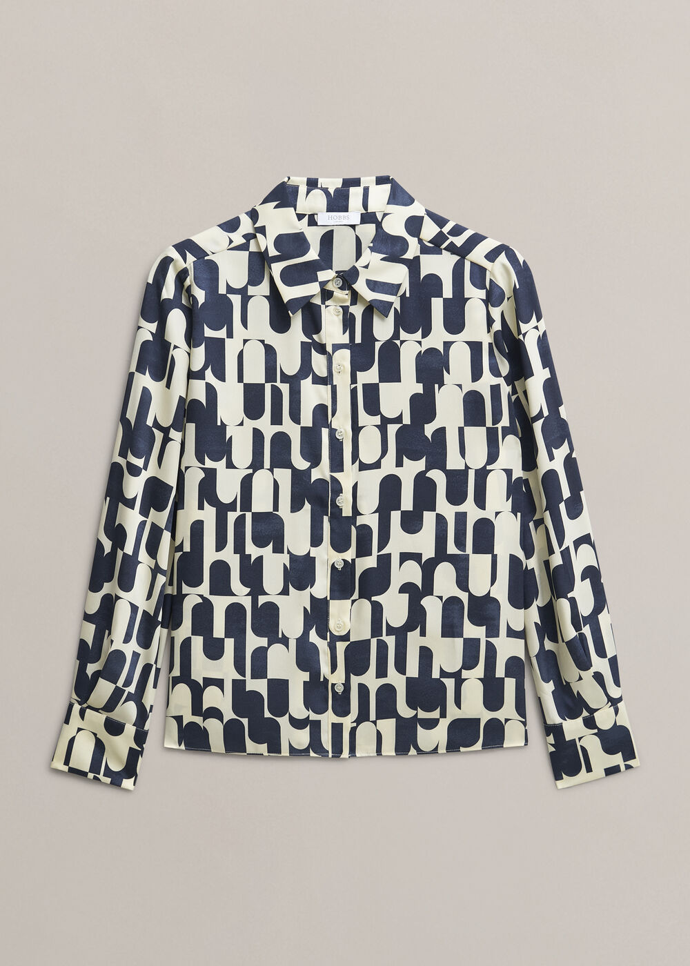 Velma Shirt, Blue Cream, hi-res