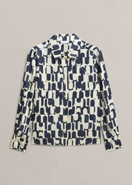 Velma Shirt, Blue Cream, hi-res