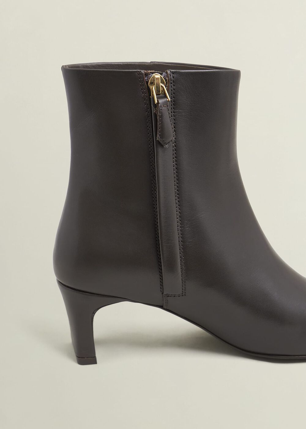Isla Ankle Boots, Chocolate Brown, hi-res