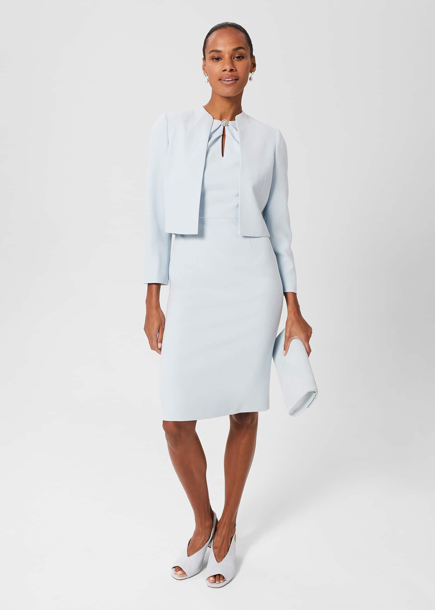 Hobbs dress and top jacket