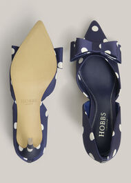 Elva Bow Spot Courts, Midnight Ivory, hi-res