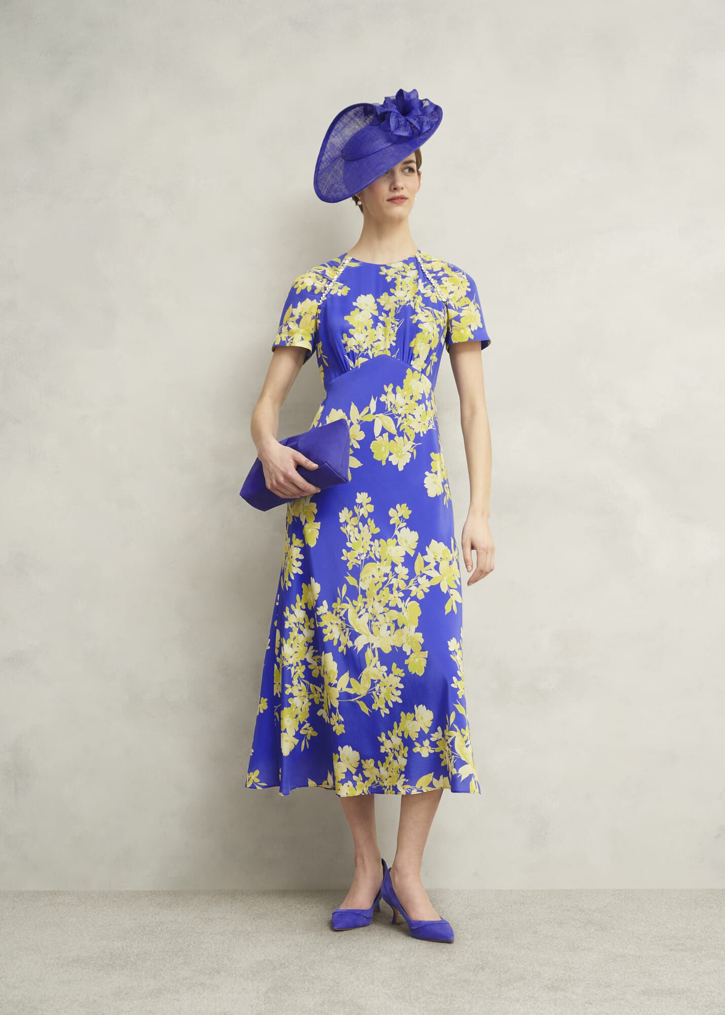 ★Hobbs London★ラヴィニア ファシネーター Lavinia Fascinator Women's Dark Navy Feather Fascinator | Hobbs UK |