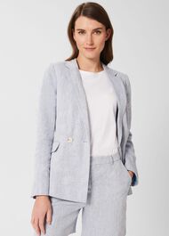 Maeve Linen Short, Pale Blue, hi-res