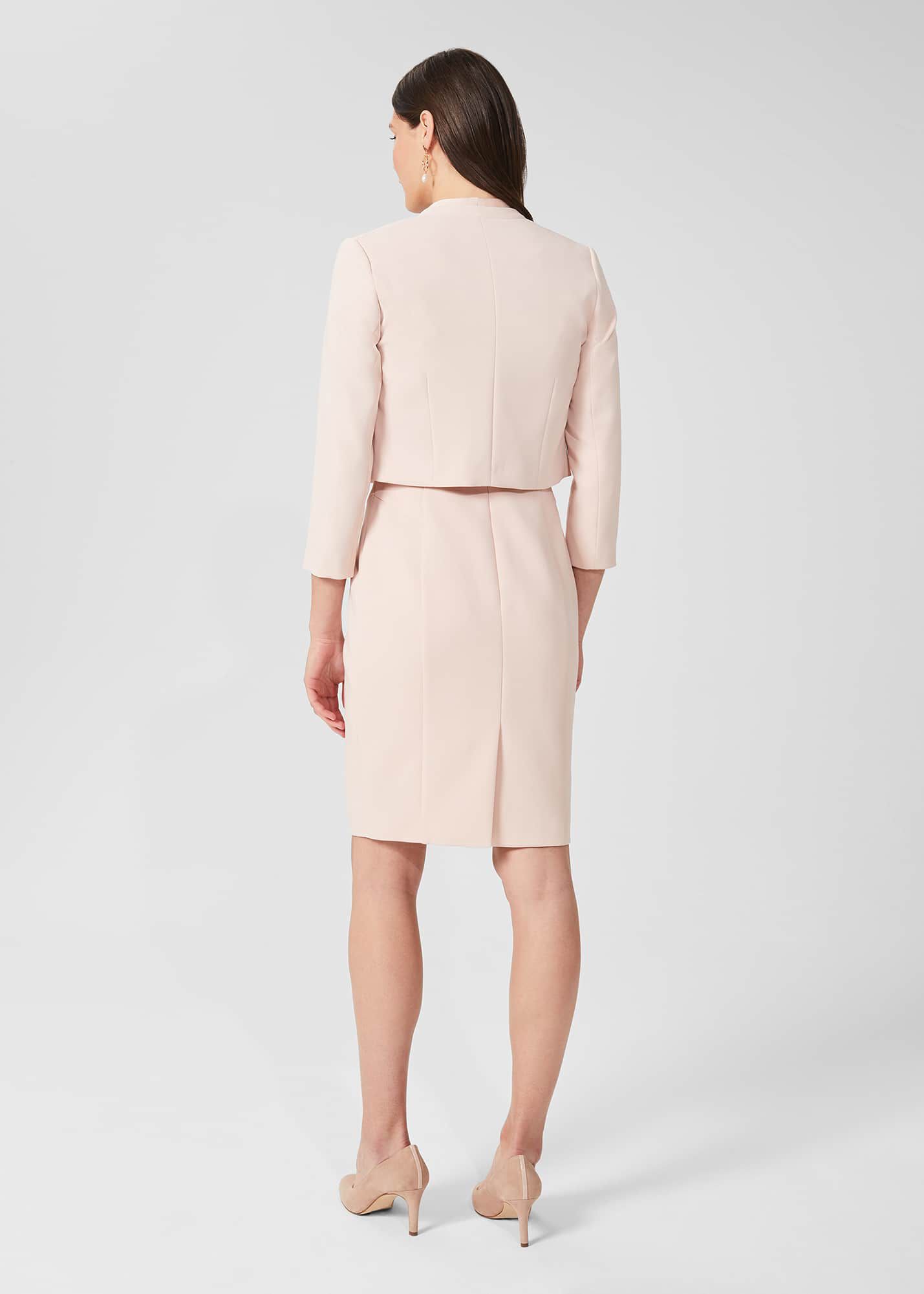 Hobbs pink dress and sale jacket