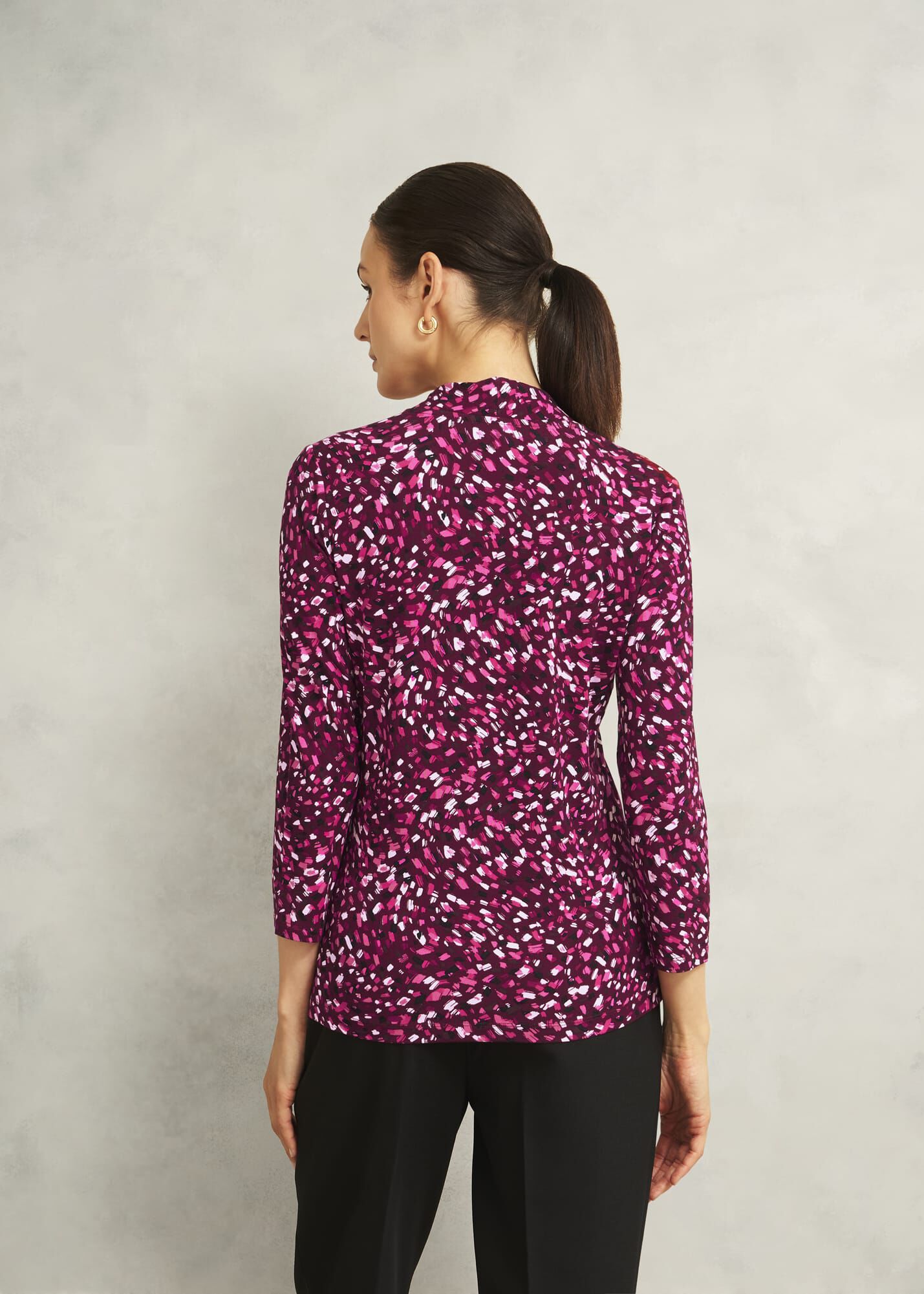 ホブズ HOBBS AIMEE PRINTED TOP （BROWN MULTI） Aimee Plain Top | Hobbs US |